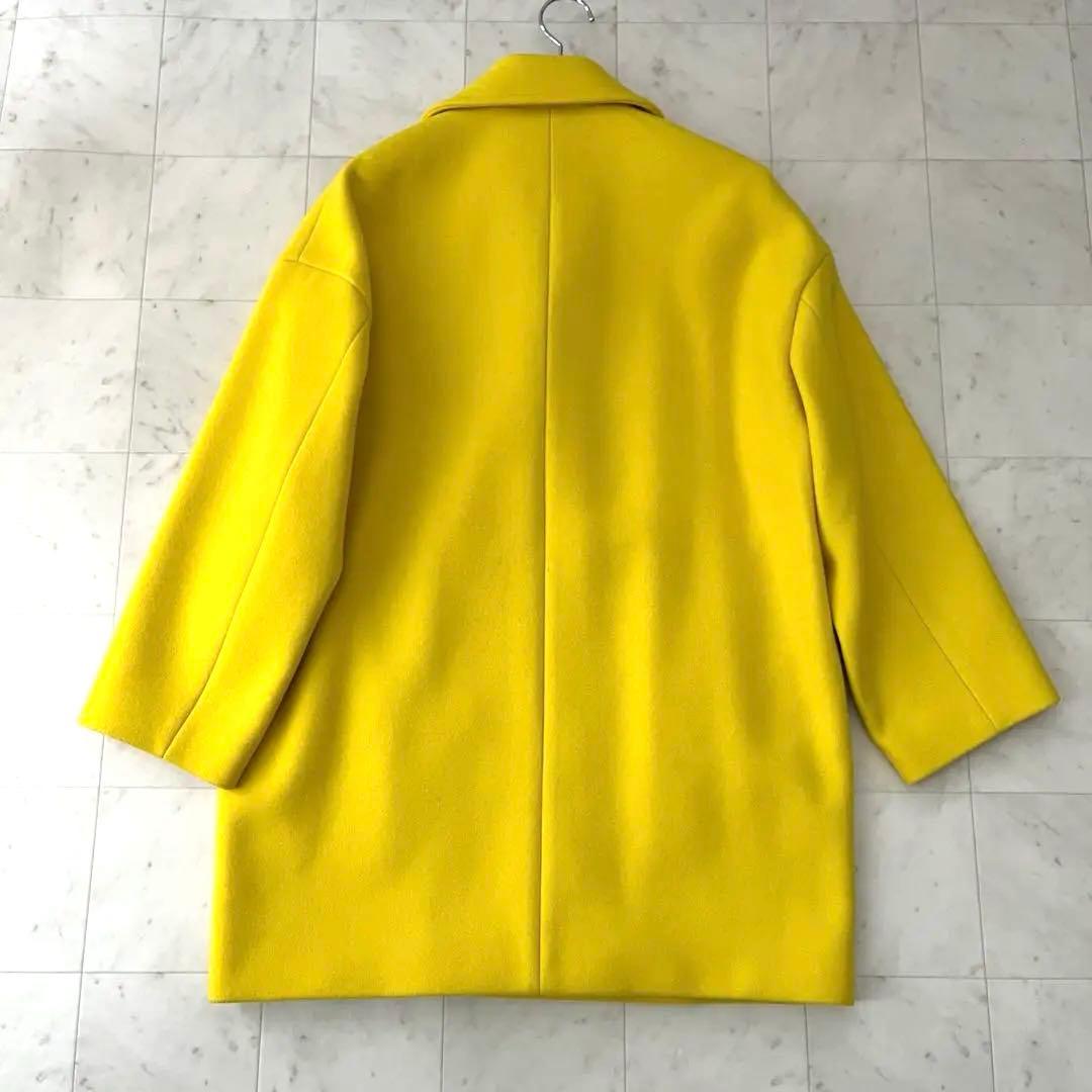 美品♡2022AW ユナイテッドアローズ メルトンピーコート 36 イエロー