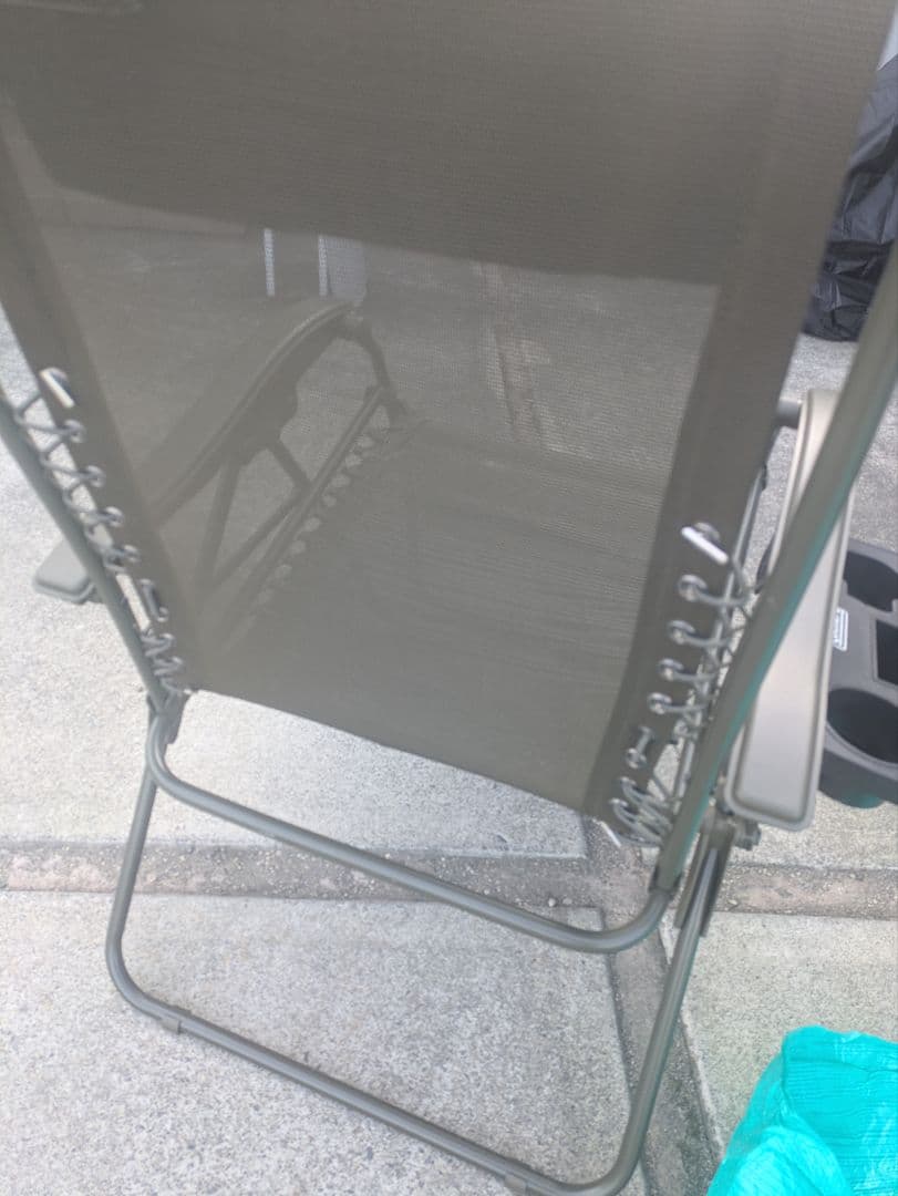 【Coleman】インフィニティチェア（オリーブ）　専用カップホルダー付き