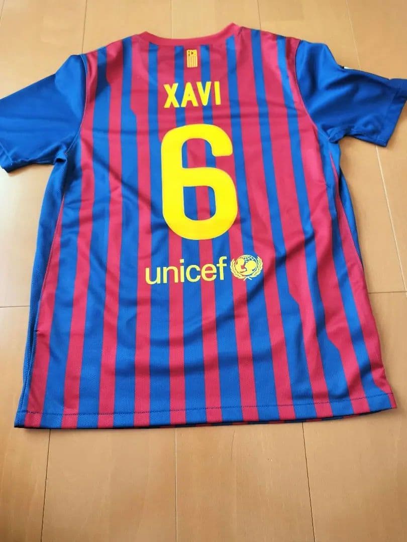 希少キッズ、女性向け★バルセロナ　シャビ　ユニフォーム　キッズＬ　155サイズ