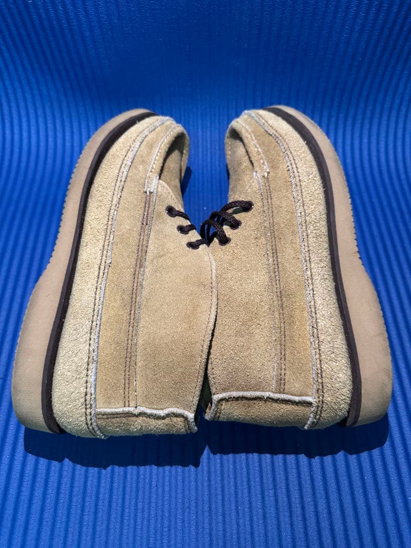 ベージュ スエード ラッセル　モカシン