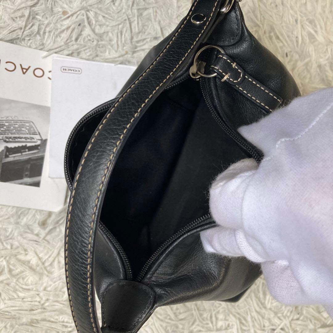 極美品 vintage coach old archive y2k 黒 ブラック