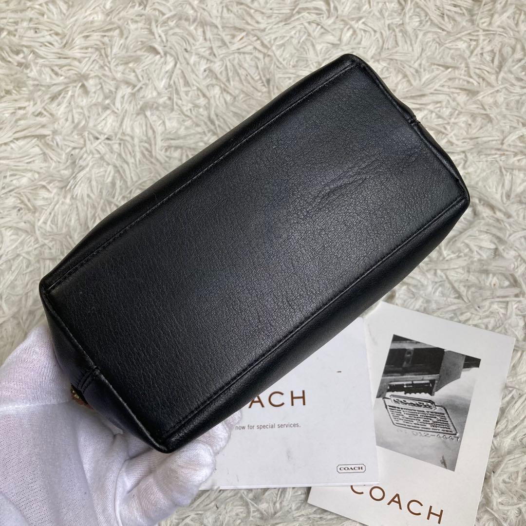 極美品 vintage coach old archive y2k 黒 ブラック