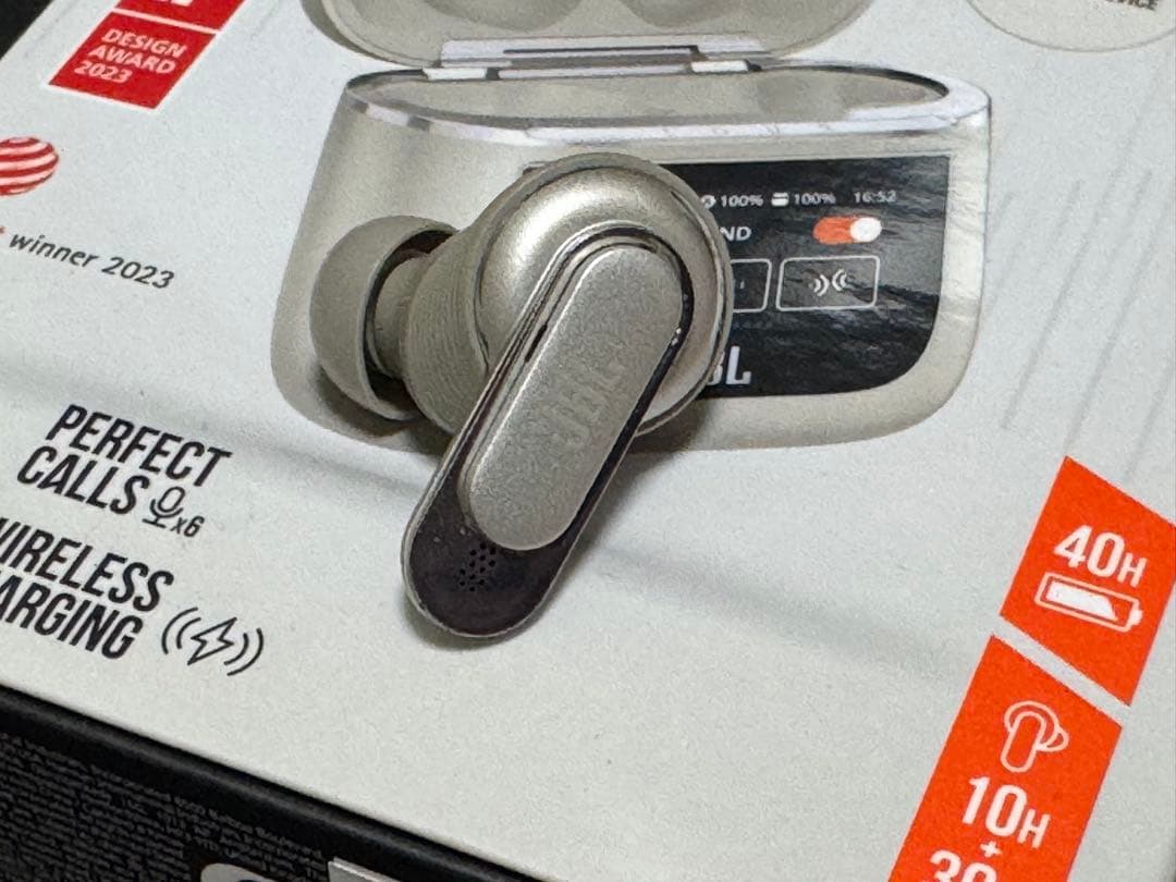 JBL TOUR PRO 2 ワイヤレスイヤホン シャンパンゴールド