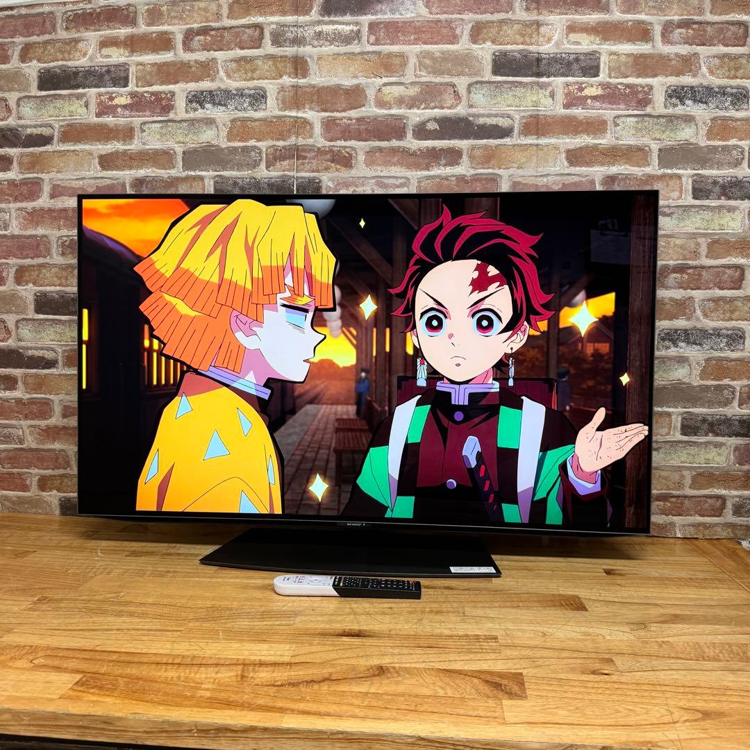 シャープ 48V型 4K有機ELテレビ AQUOS 4T-C48CQ1 アプリ○