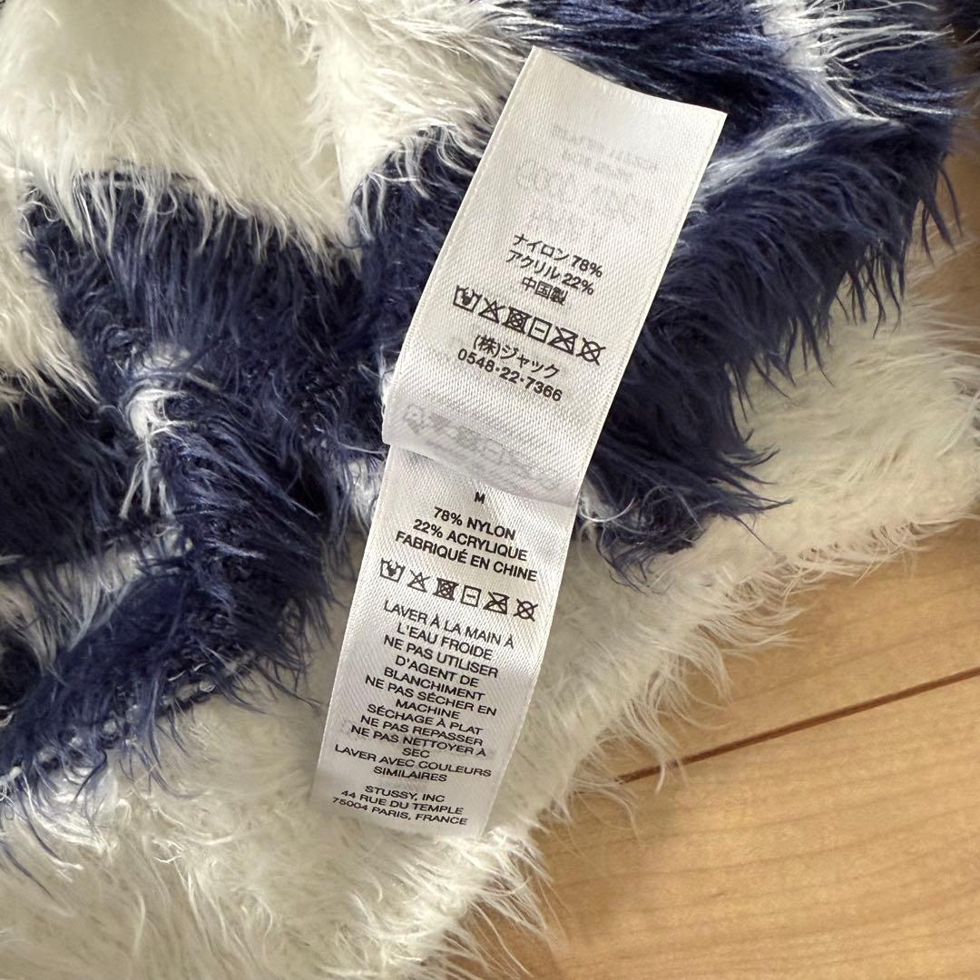 stussy Hairy Stripe Crew Sweater ボーダーニット