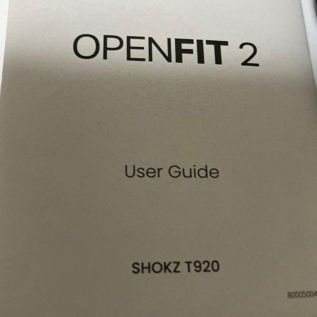 shokz OpenFit 2 ブラック　skz-ep-000045 T920