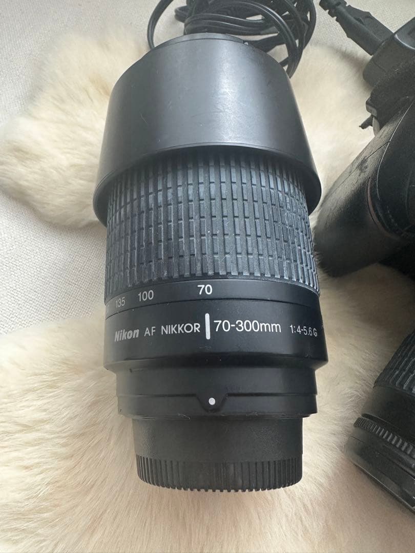 Nikon D70sデジタル一眼レフカメラ、レンズ２つ付き