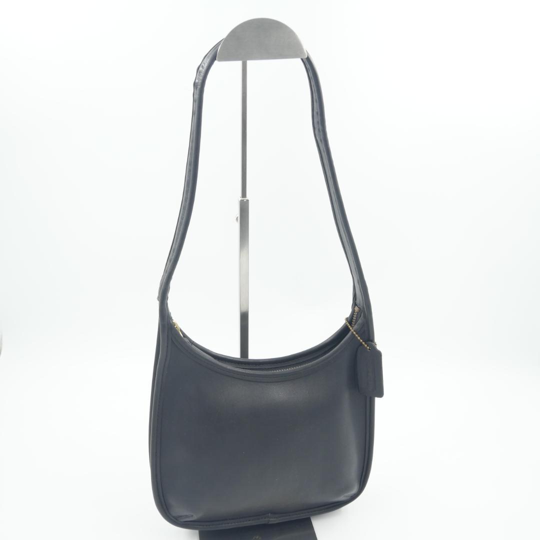 Coach　オールドコーチ　グラブタンレザー　ショルダーバッグ　ブラック