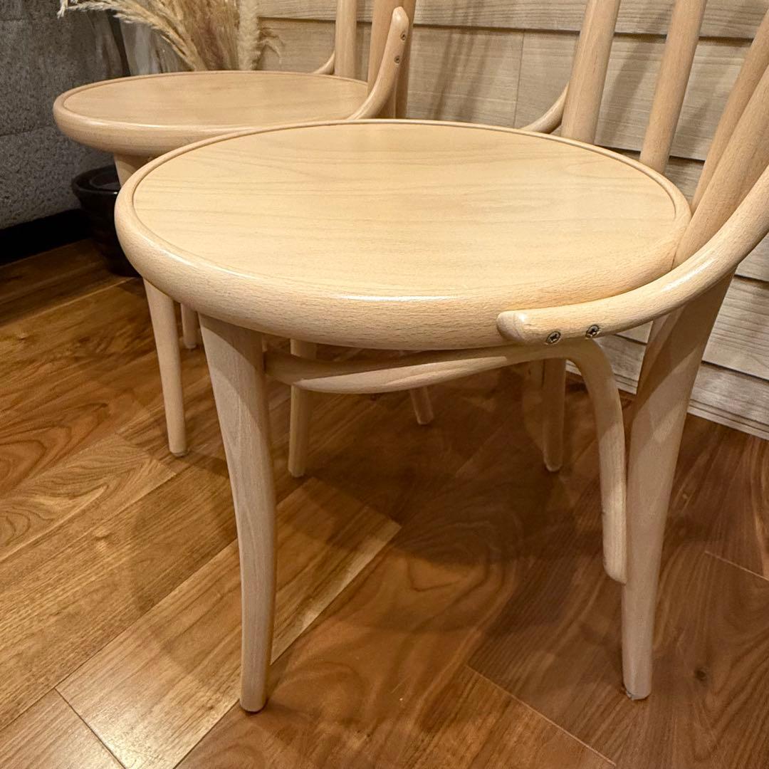 ①【美品】曲げ木ダイニングチェア TON チェコ トーネット