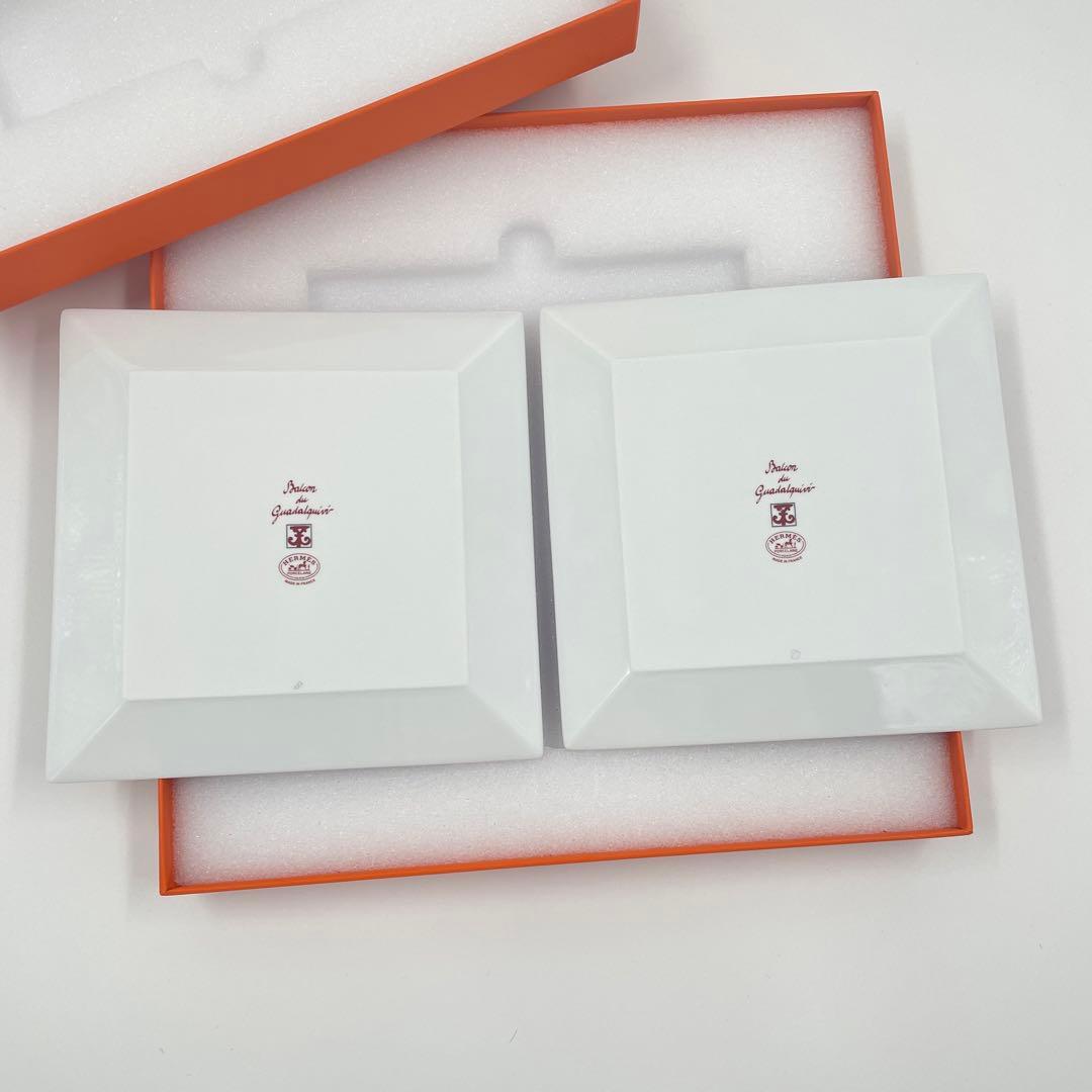 【正規品・新品】HERMES ガタルキヴィール　プレート　２枚セット 食器