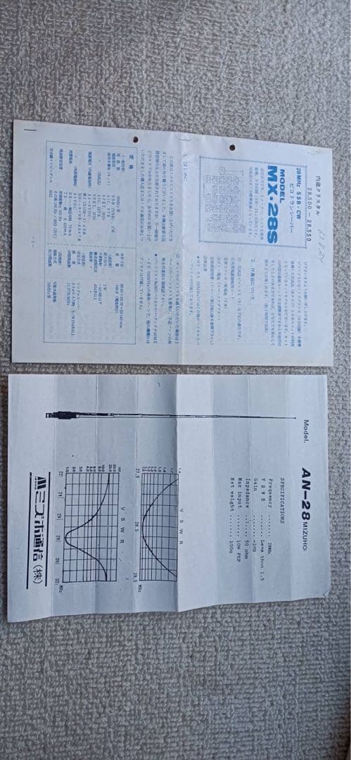 ミズホ　MX-28S AN-28