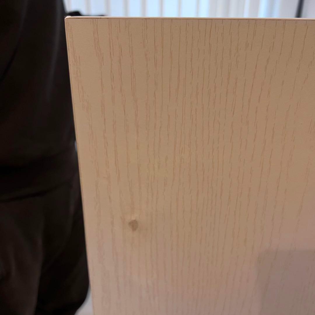 中古 おこもり個室デスク幅90 オフィス デスク 机 つくえ ホワイト ①②