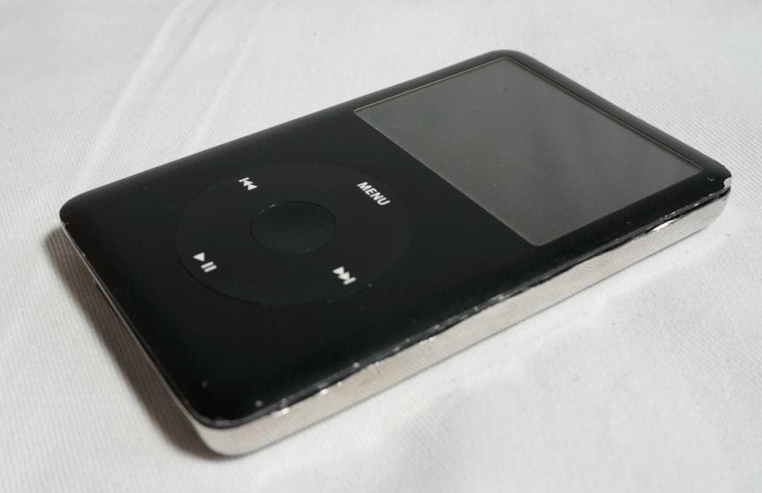 ipod classic 128GB HDD＆バッテリー交換液晶不良dock付き