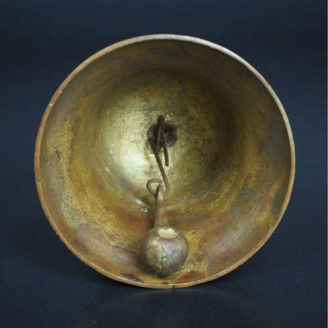 送料無料　密教法具 古銅五鈷杵金剛鈴　高さ20ｃｍ　仏教美術