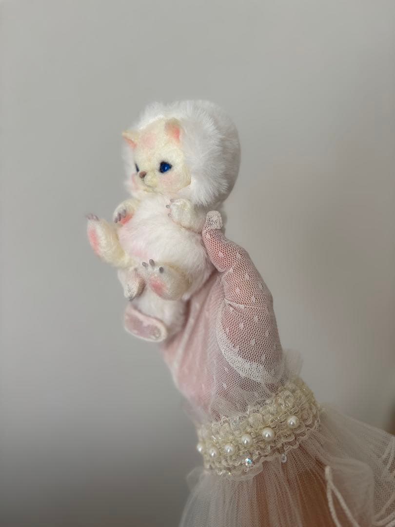 アートドール　こねこ幻獣No.57 羊毛フェルト