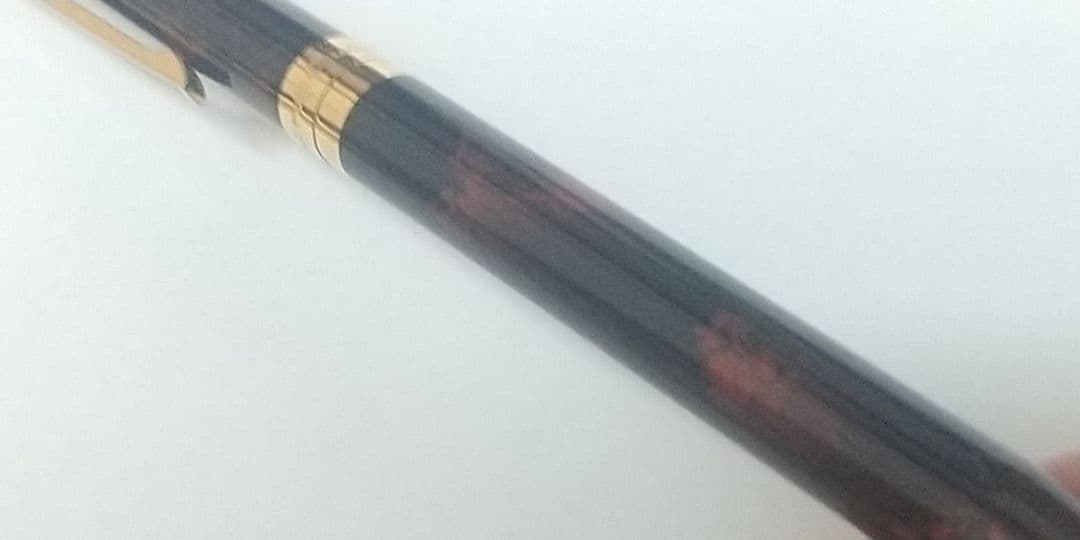 デュポン ボールペン ツイスト式 モンパルナス マーブル柄