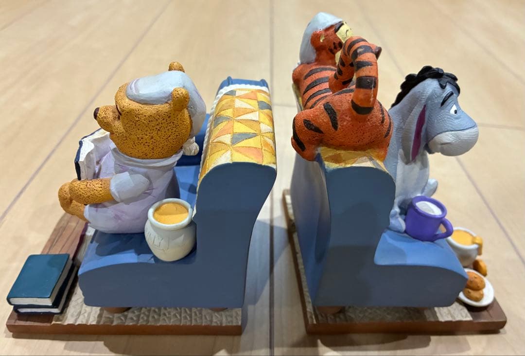 Disney くまのプーさん　ブックエンド　置物