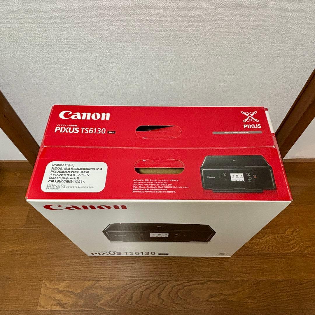 新品未開封 Canon PIXUS TS6130BK インクジェットプリンター