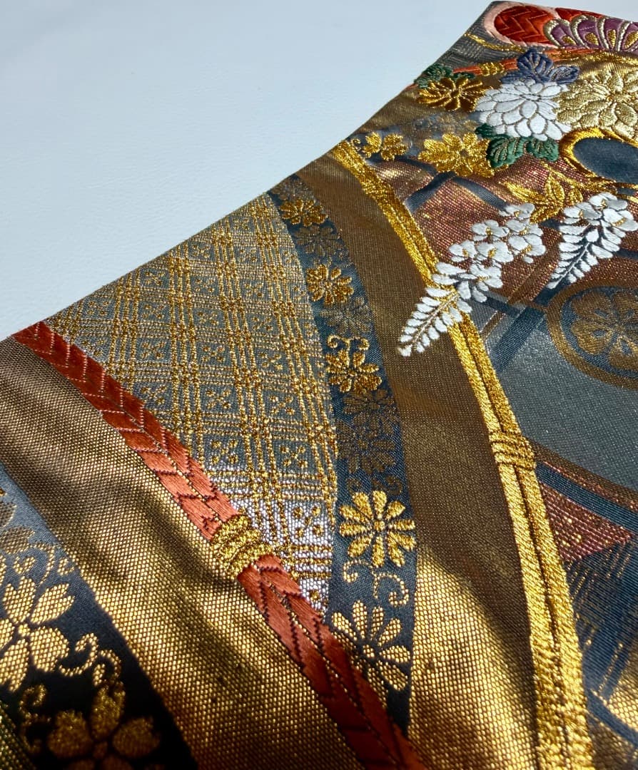 高級 袋帯 正絹 六通柄 フォーマル 訪問着 留袖 約50万円