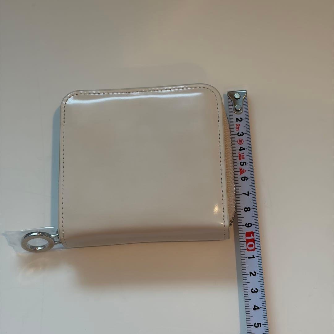 バインダー　ウォレット　アイボリー　韓国　貯金