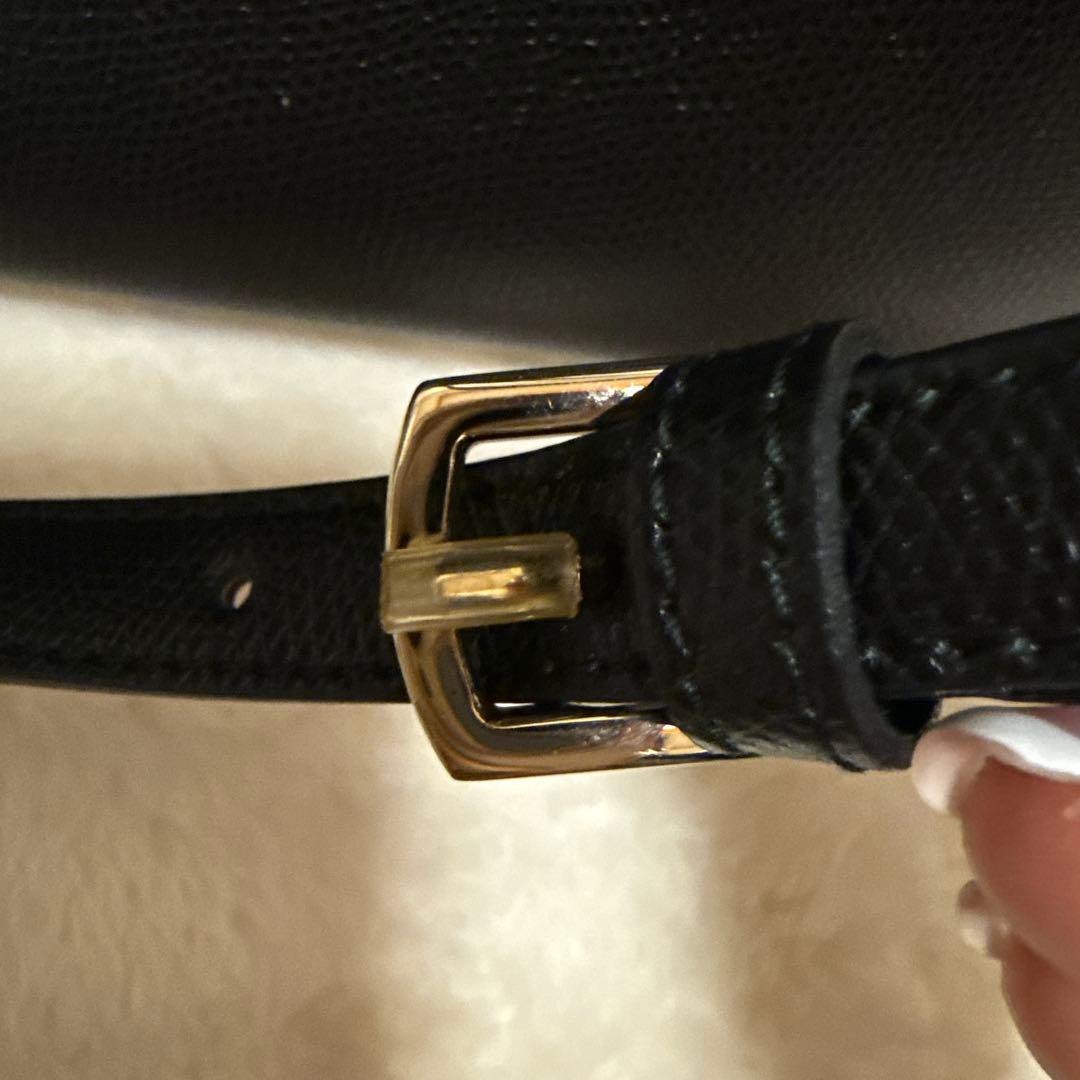 フルラ　パイパー　ブラック　美品