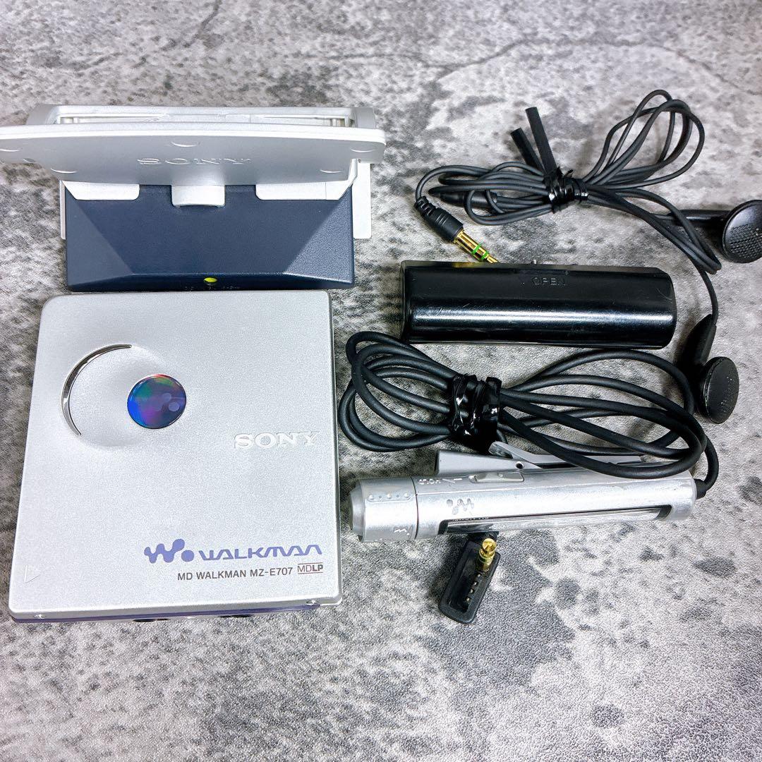 美品　ソニー　MD ウォークマン　MZ-E707 MZ-E909 動作品