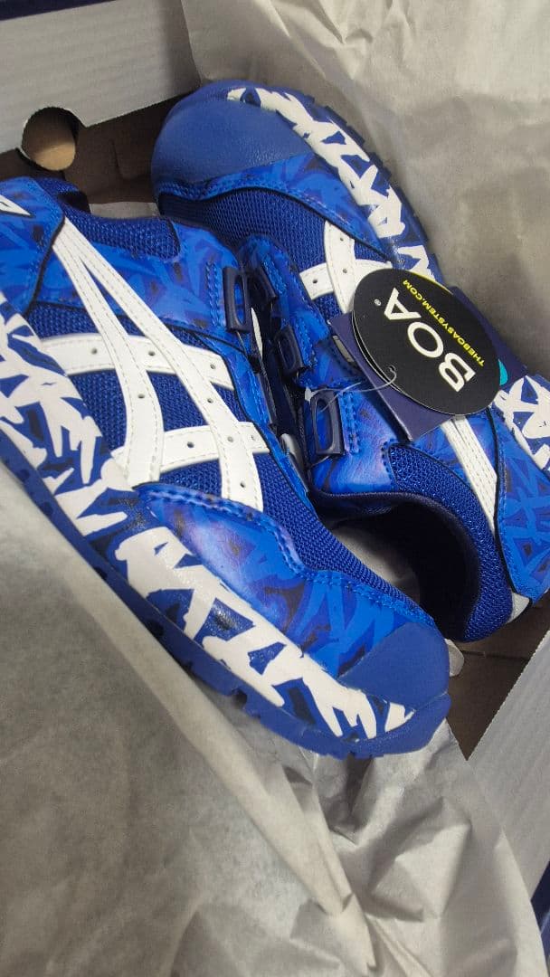 asics アシックス 安全靴 限定 初期ブルーボア 新品未使用 2019限定