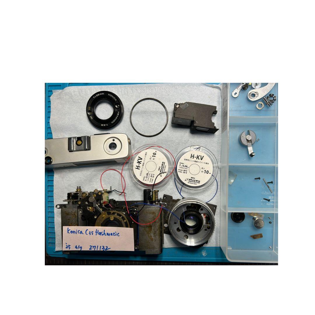 KONICA C35 flashmatic 整備、テスト撮影済み　271132