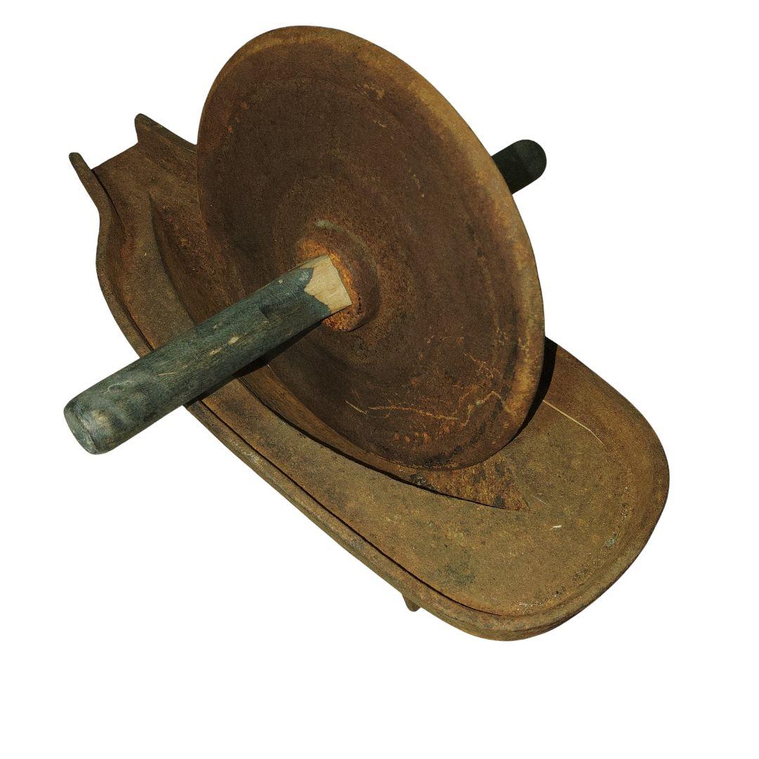 鉄製薬研　アンティーク雑貨　民俗資料