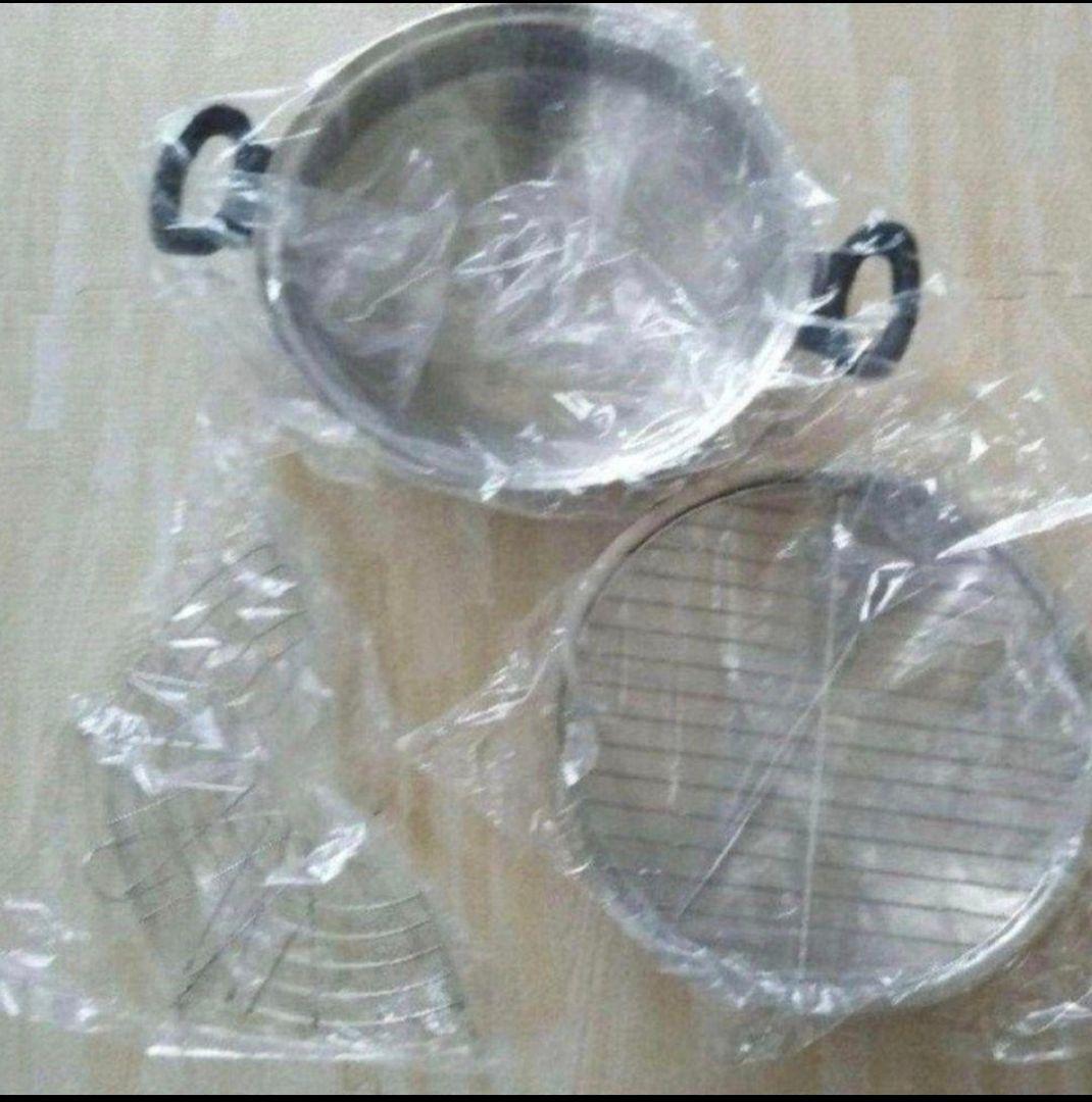 Amway 2回のみ使用 アムウェイ 網付き 2024年製　ウォック 鍋 @