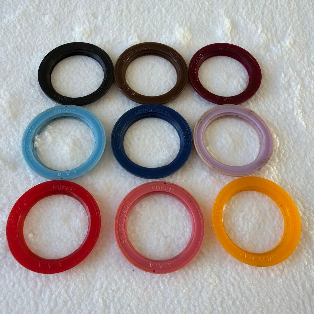 【GUCCI】チェンジベゼル　腕時計用　ベゼルのみ　9色