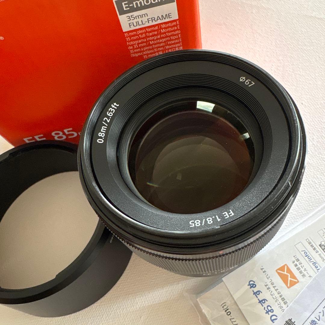 SONY FE 85mm F1.8 単焦点レンズ SEL85F18 極美品