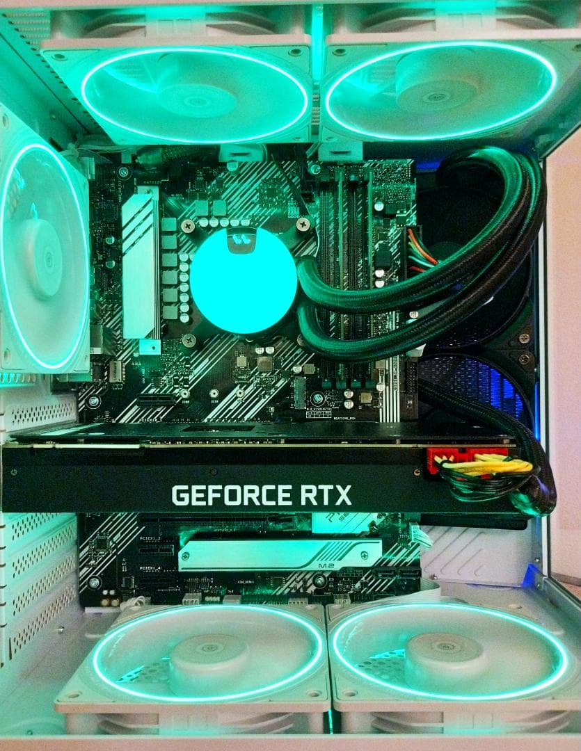 ゲーミングPC/i7 10700/RTX2070S/新品NVMe1TB/水冷