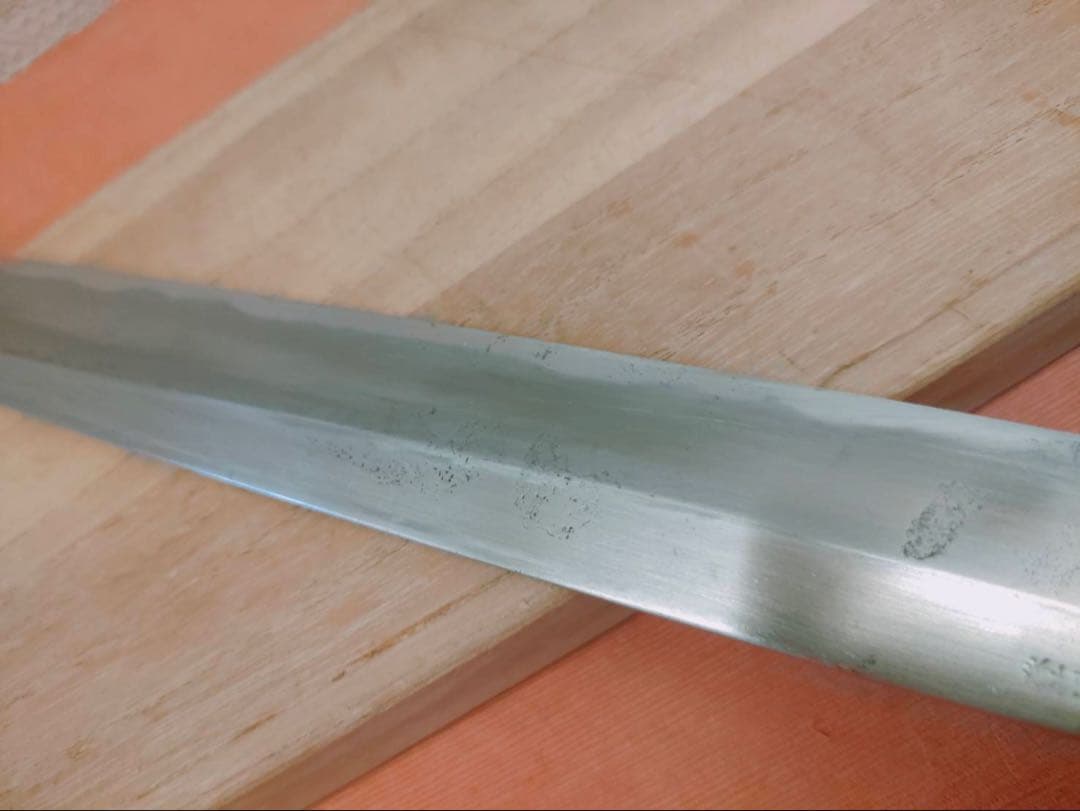 築地正本 刺身包丁 柄 黒檀に水牛 刃長30㎝