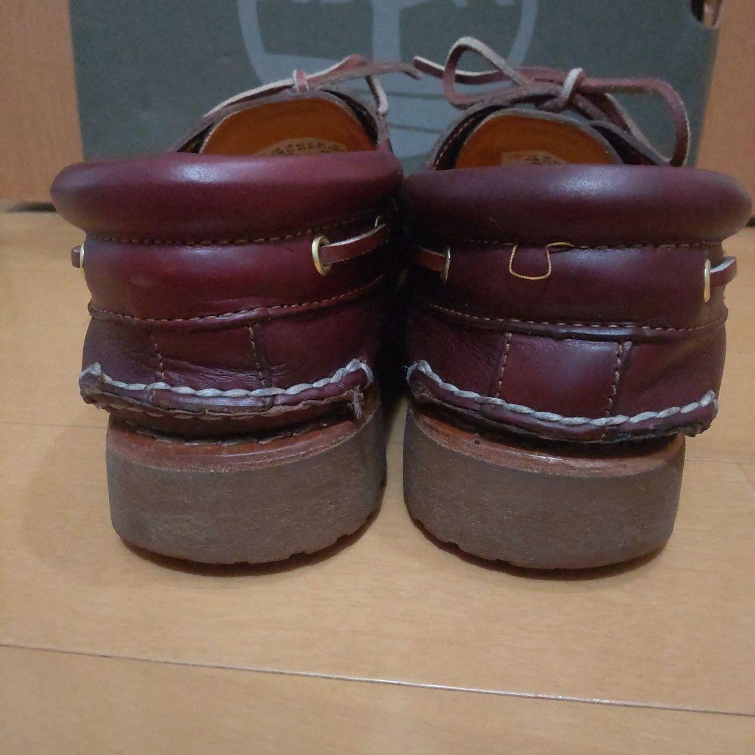 【ケア済・値下げ可】Timberland 3eye バーガンディ