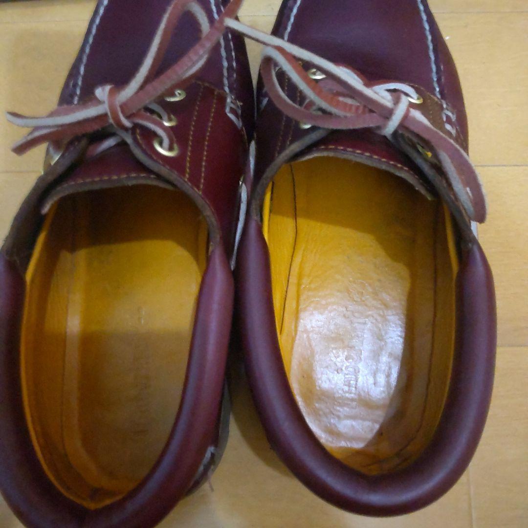 【ケア済・値下げ可】Timberland 3eye バーガンディ