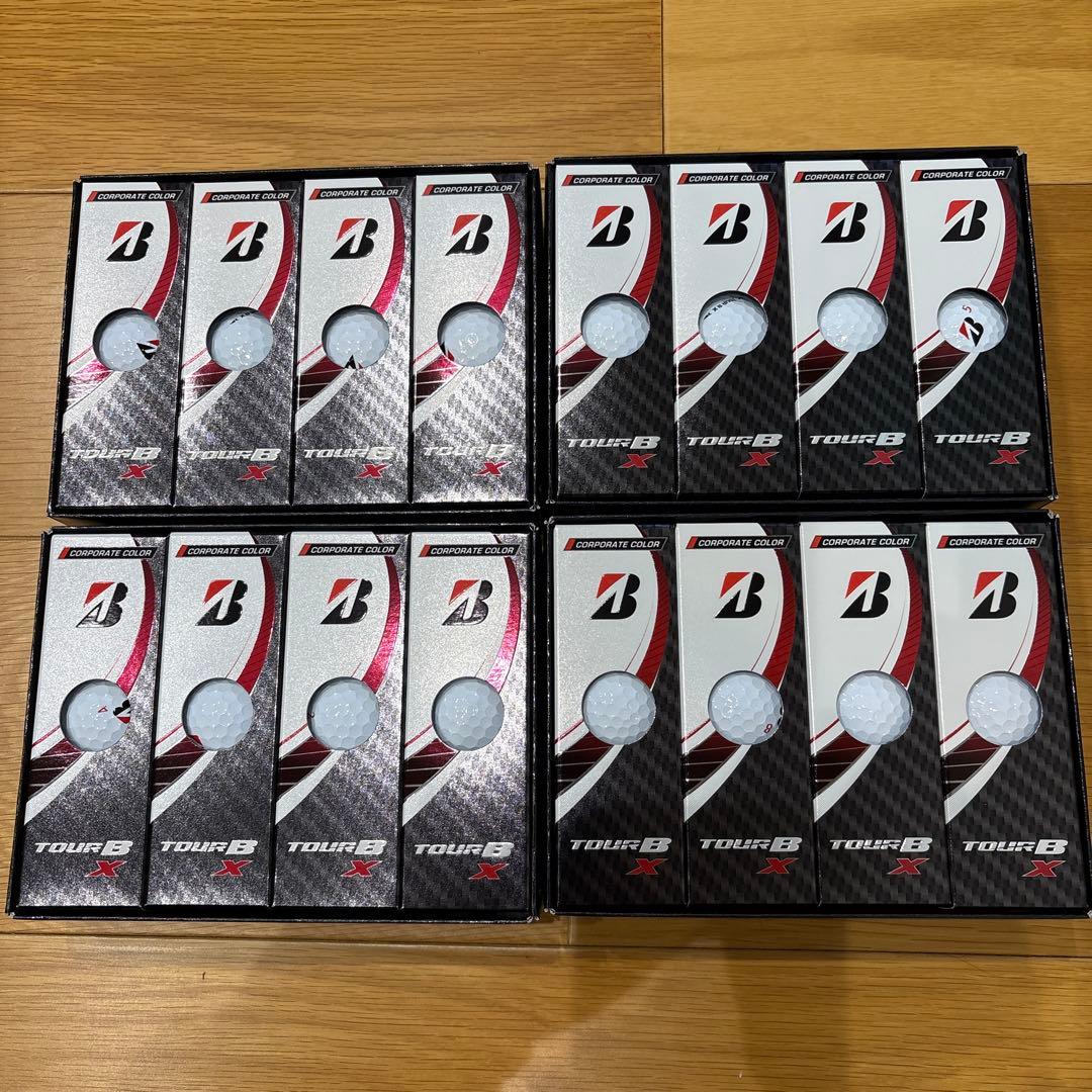 Bridgestone TOUR B X ゴルフボール 4箱セット