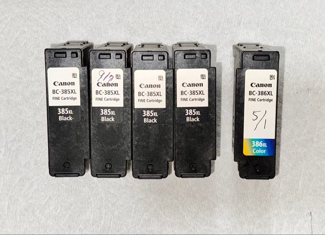 Canon純正一体型インク９２個　使用済み品まとめ売り 未使用品あり