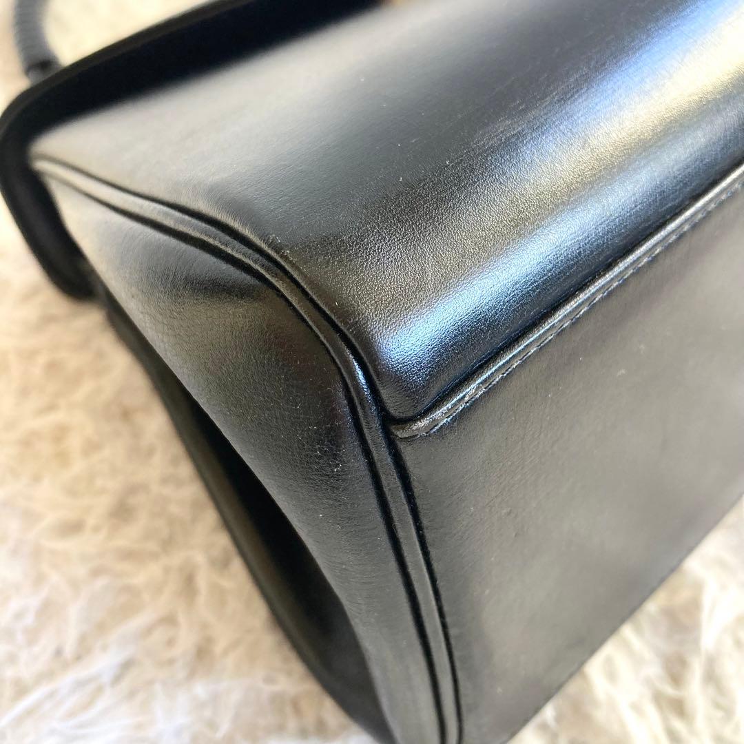 皇室御用達 濱野皮革工藝 HAMANO ハンドバッグ フォーマル 本革 冠婚葬祭