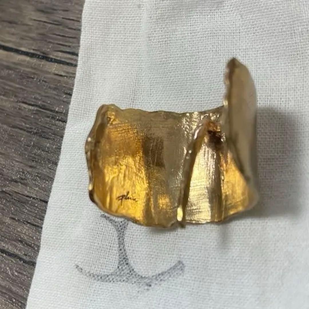 【本日限定値下げ】PLUIE プリュイ ソウヘアピアスM シャンパーニュ