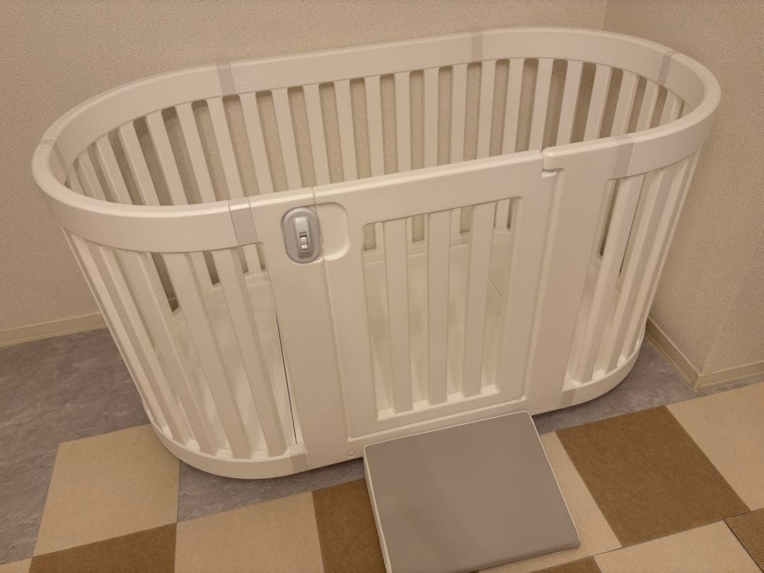 【韓国大人気ブランド】DoriDori ペットサークル ホワイト&ペットステップ