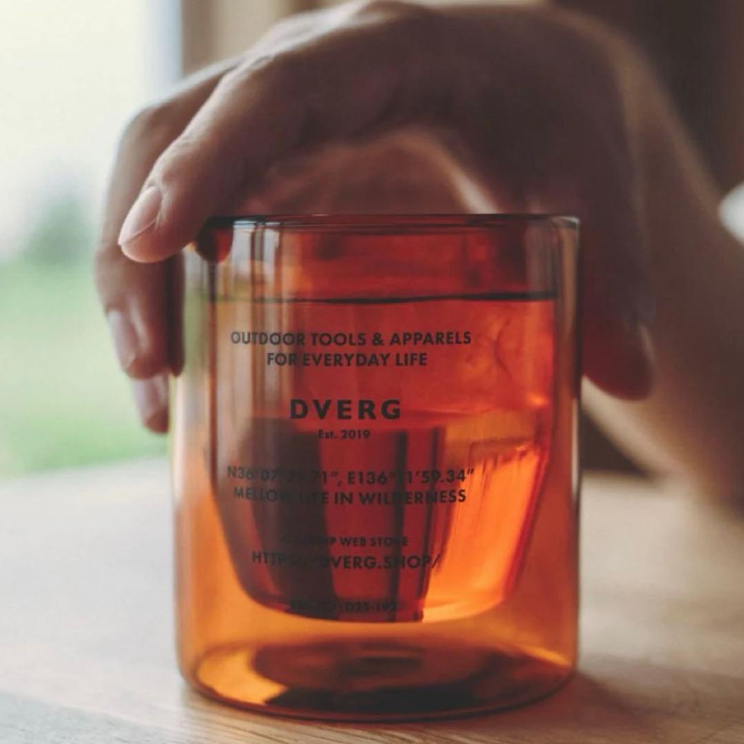 【DVERG】DOUBLE WALL TUMBLER アンバー 2個セット