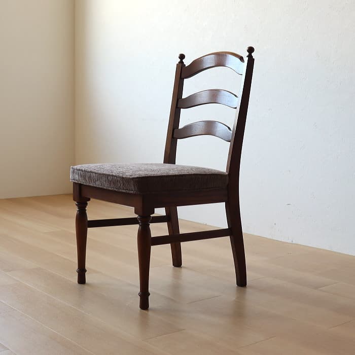 アンティーク 飛騨産業 穂高 ダイニングチェア ナラ キツツキ 無垢材①