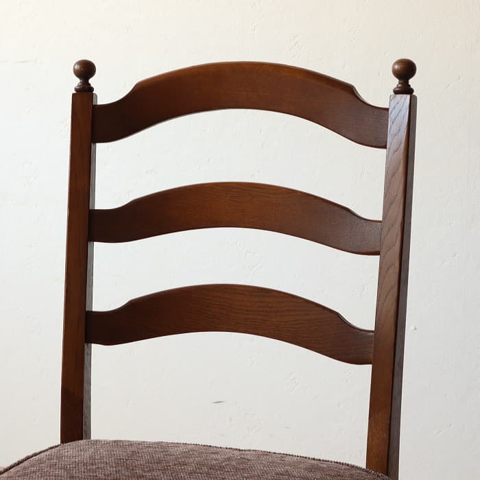 アンティーク 飛騨産業 穂高 ダイニングチェア ナラ キツツキ 無垢材①