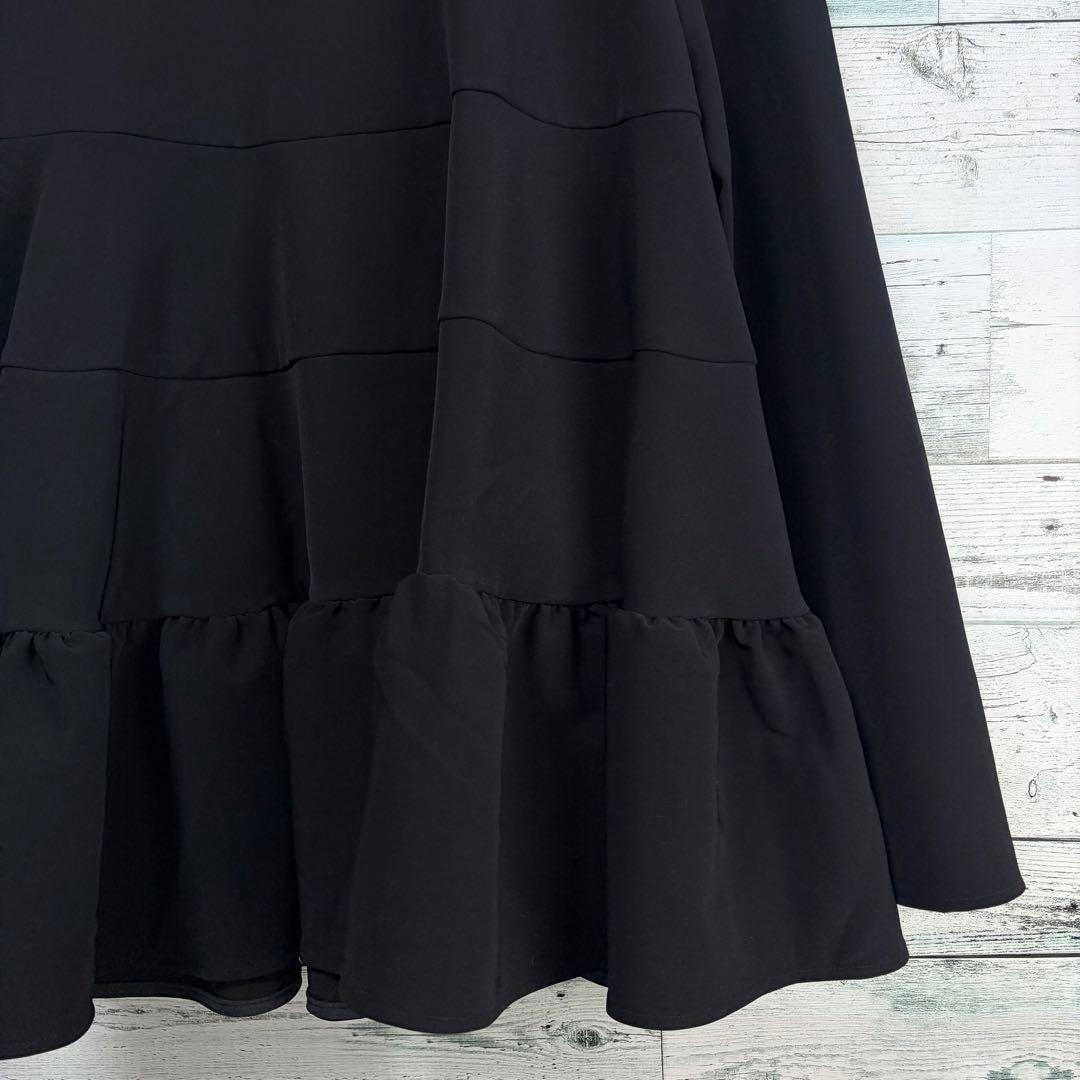 ☆24年モデル☆ヨリ　yori セレモニーティアードブラウス　ブラック　36