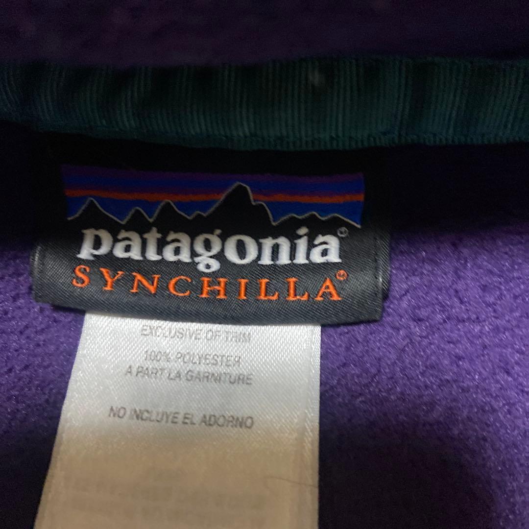 patagoniaシンチラ スナップT 紫 フリース　パタゴニア