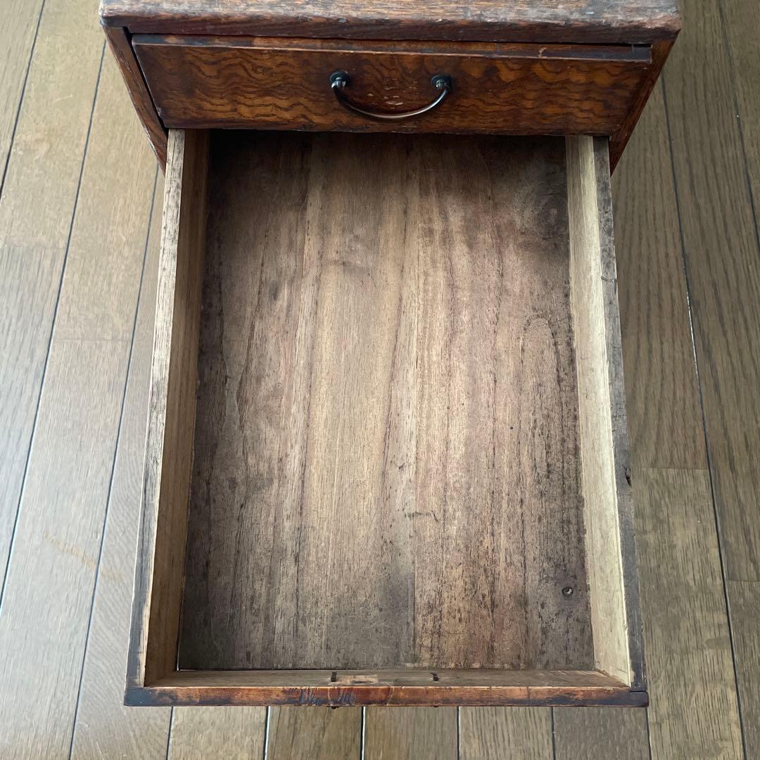 アンティーク　古道具　木製　小引き出し