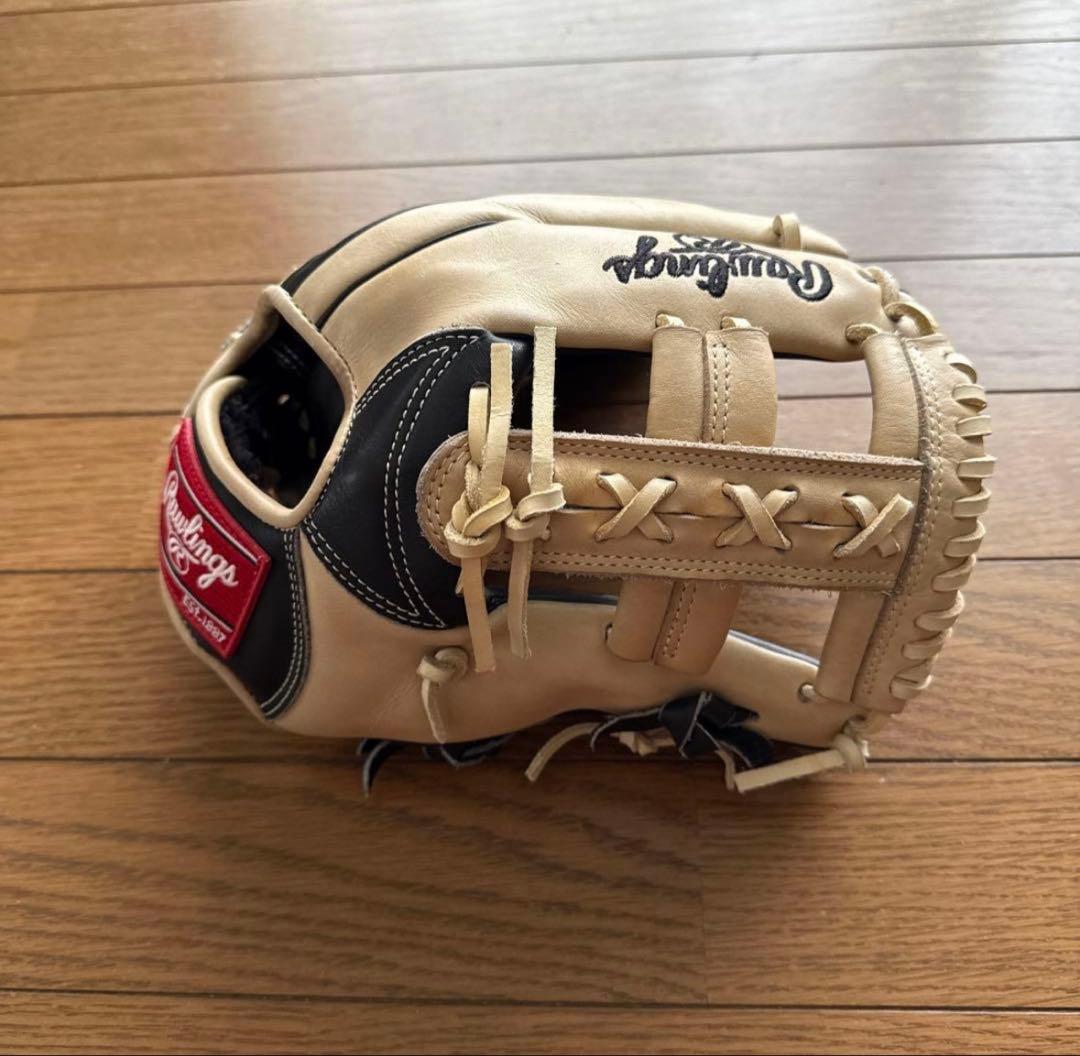 Rawlings 軟式グローブ ベージュ/黒
