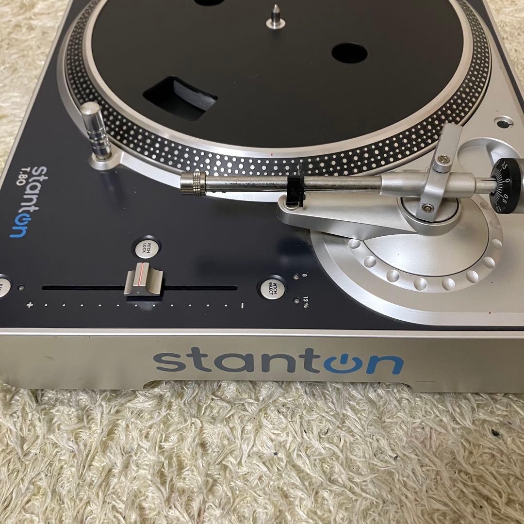 【人気商品】Stanton T.80 ターンテーブル　通電、回転確認
