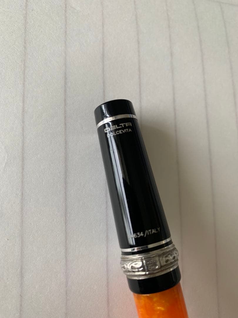 Delta（デルタ） 限定 シルバー 万年筆 18K